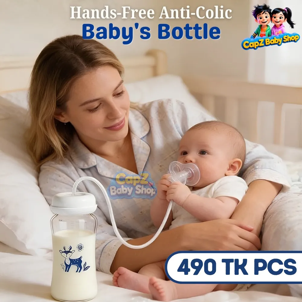 Hands-Free Anti-Colic Baby Bottle