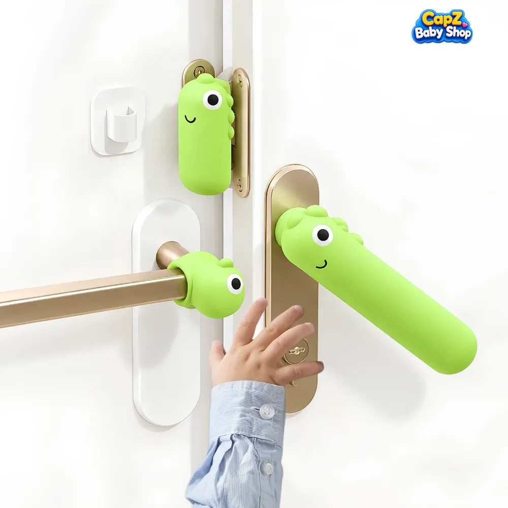 3 Pcs Silicone Door Handle Cover & Corner Stopper, Soft Anti-Collision Safety Guard for Baby Boys & Girls, at Best Price in BD