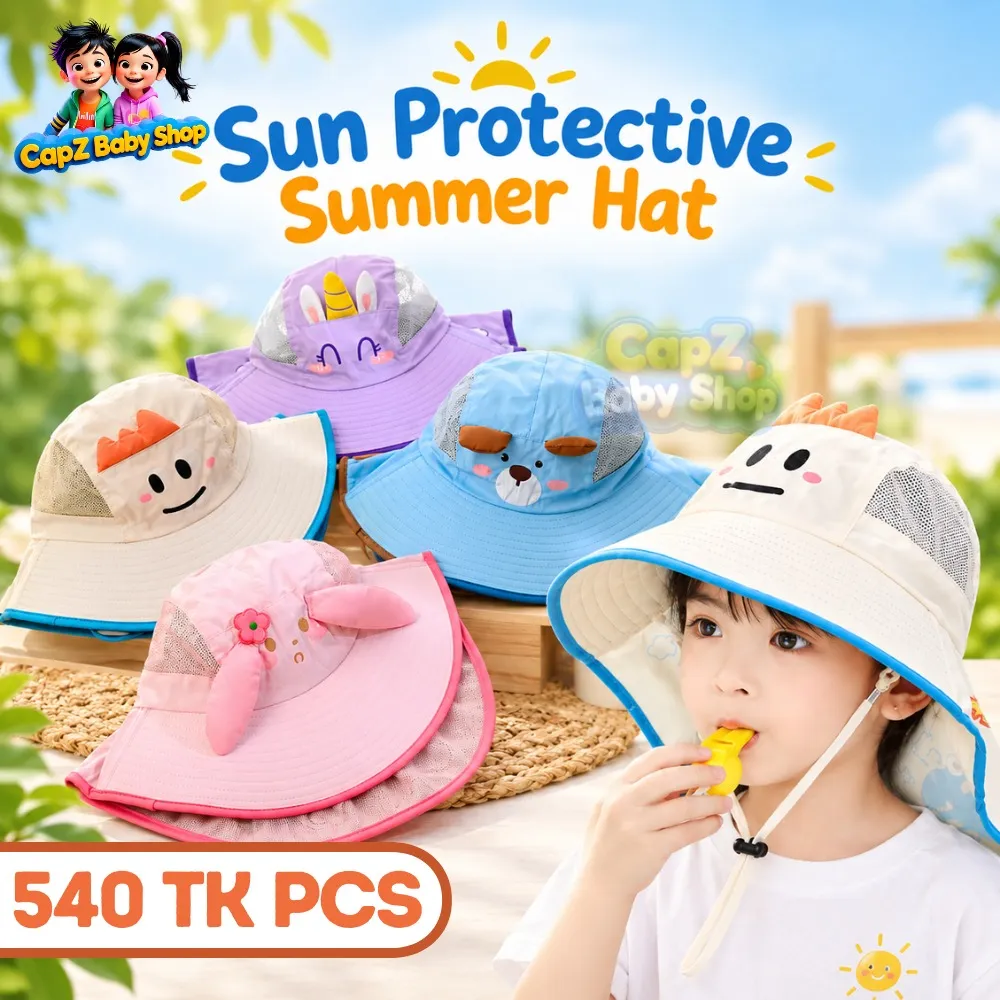 Sun Protective Summer Hat for Kids